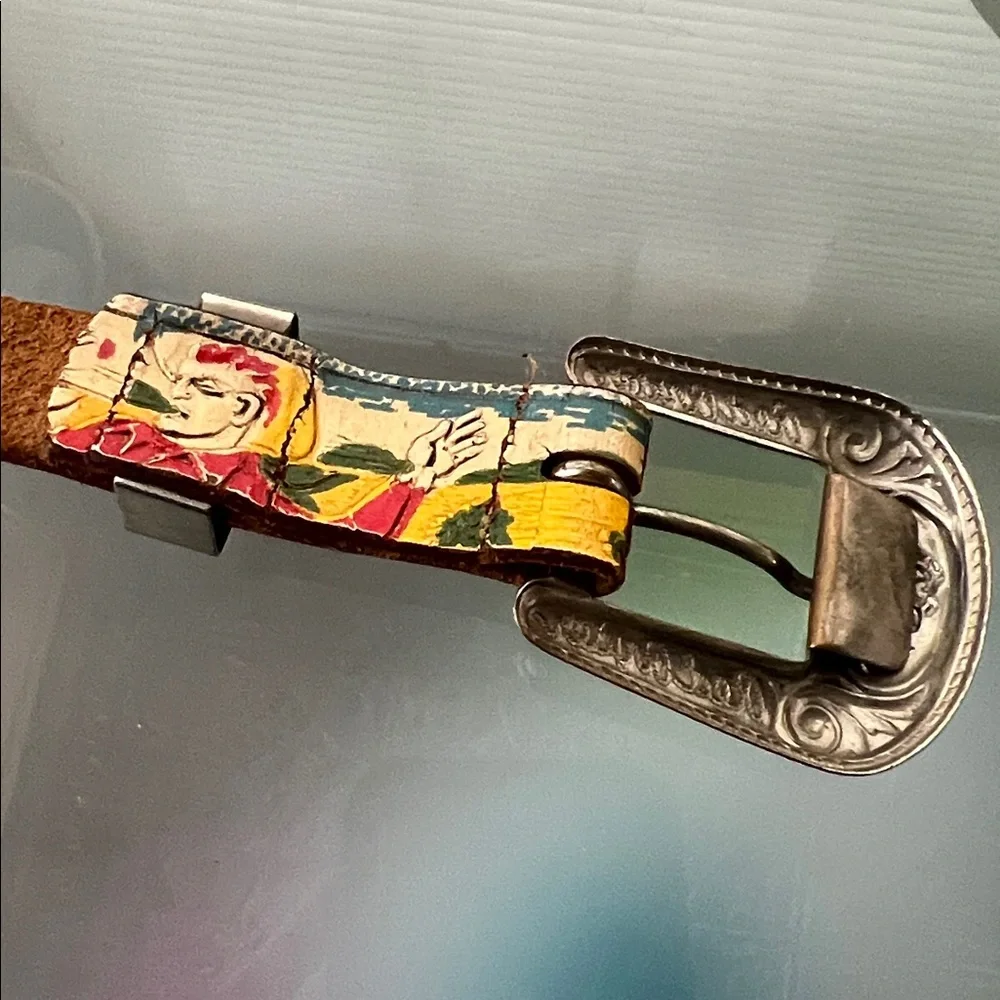 👁️Vintage Red Ryder Belt/Buckle Christmas Story Buck Jones Shoot Your Eye Out